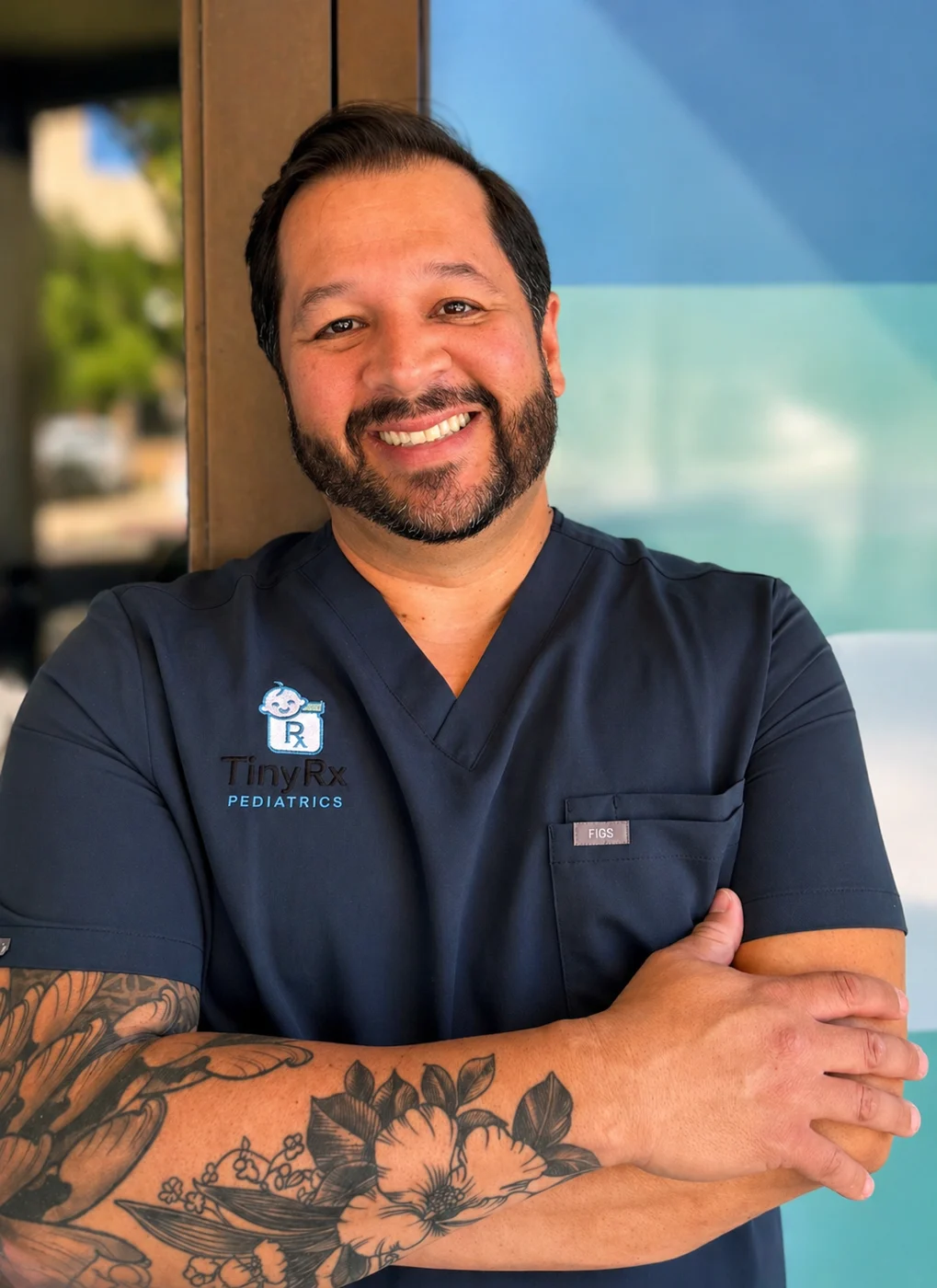 Dr. Héctor M. García, as pictured on the Tiny Rx Pediatrics website
